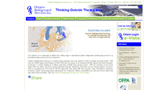 Desktop Screenshot of ontariorefrigeratedservices.com